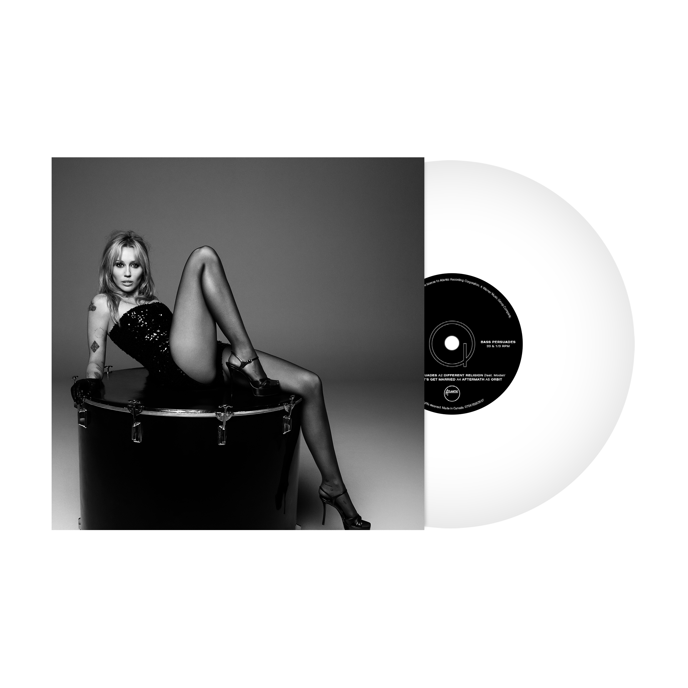 Miley Cyrus — Bass Persuades, White vinyl